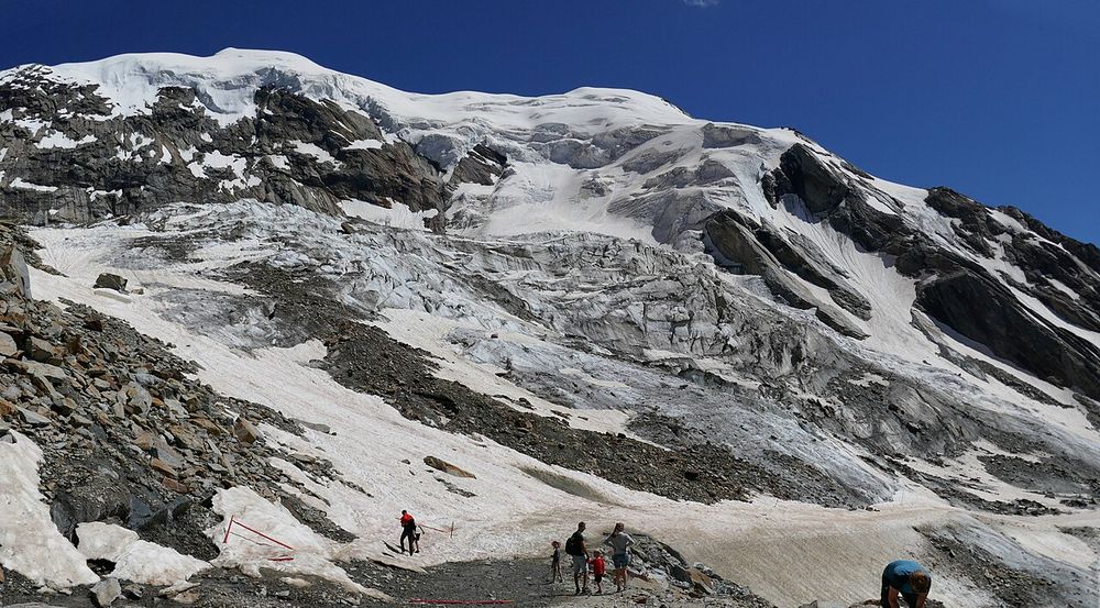The Weissmies and its Trift Glacier in 2024.