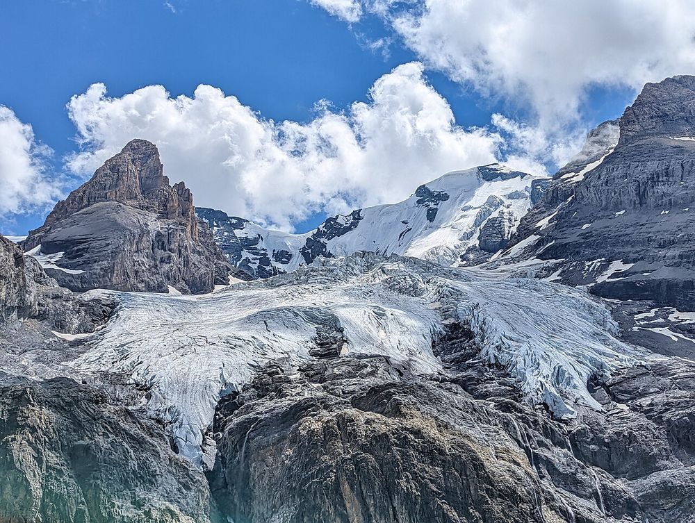 Blüemlisalpgletscher in 2022.
