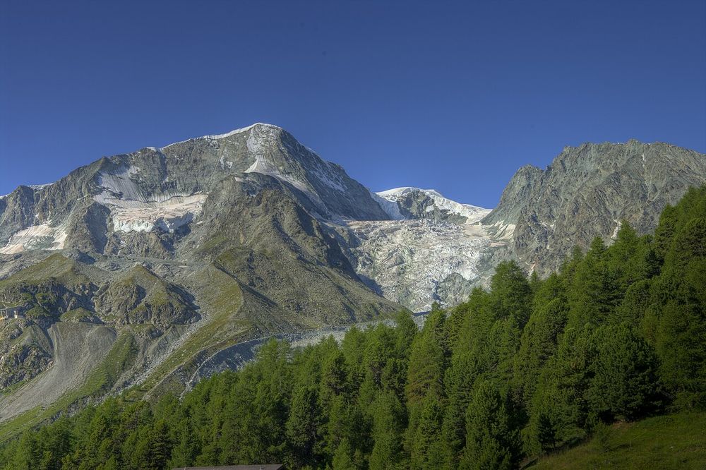 Glacier de Tsijiore Nouve zentral in 2008.