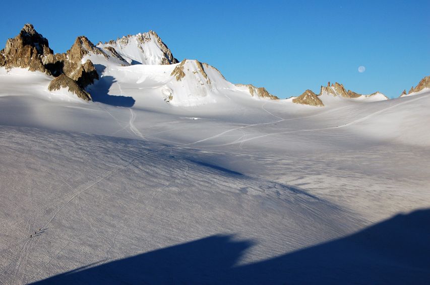 Glacier du Trient in 2007.